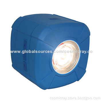 Mini Micro Wireless Bluetooth Speaker with Handsfree Answering Function, Blue Light Design